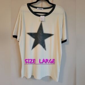 Daydreamer by Free people star tee size Large